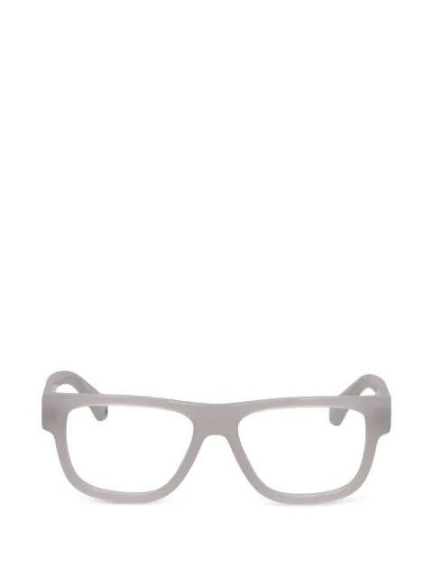 Off-White polished-finish rectangle-frame glasses