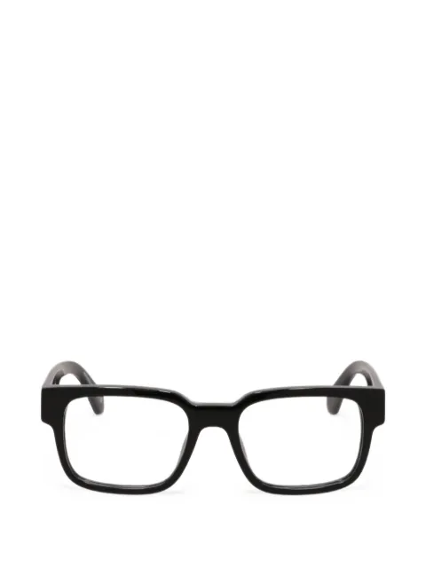 Off-White logo-print square-frame glasses