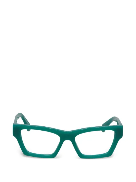 Off-White Brille mit geometrischem Gestell