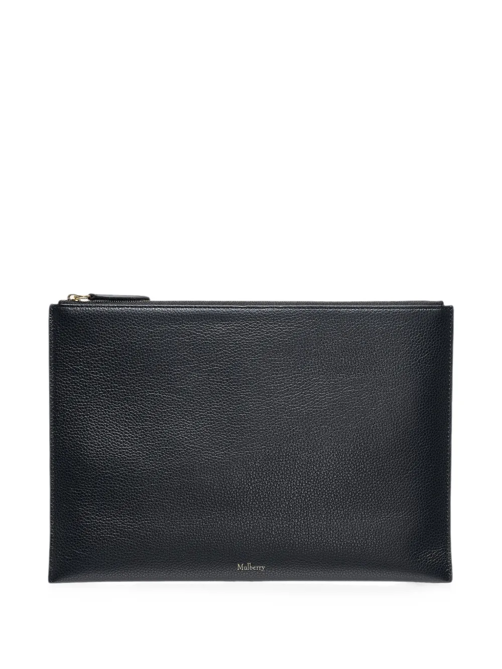 Mulberry grained-leather pouch - Nero