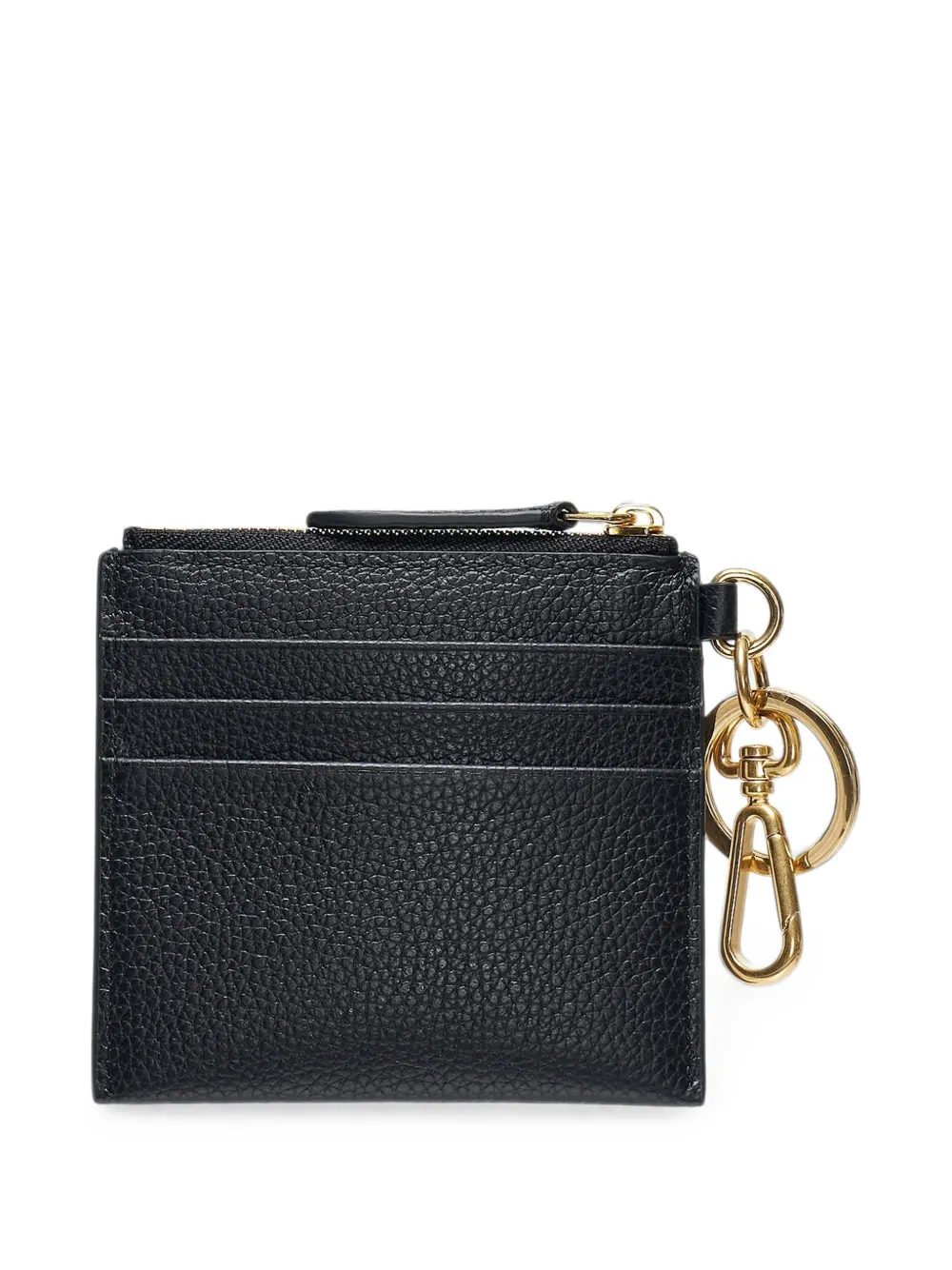 Mulberry Pasjeshouder met logopatch Zwart
