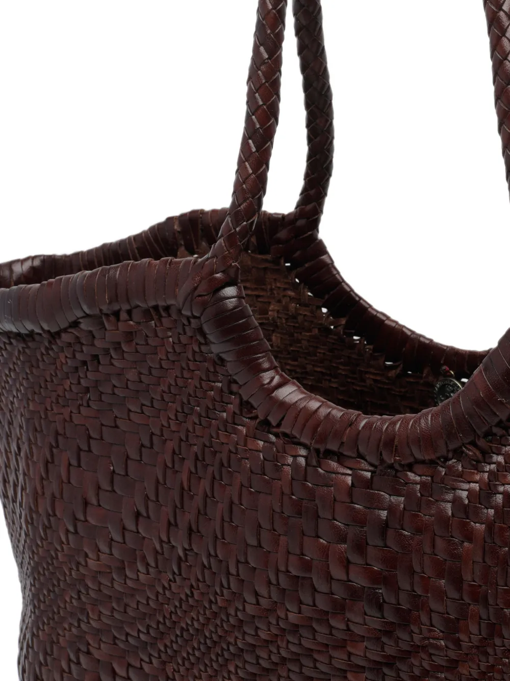 DRAGON DIFFUSION Nantucket leren shopper Bruin