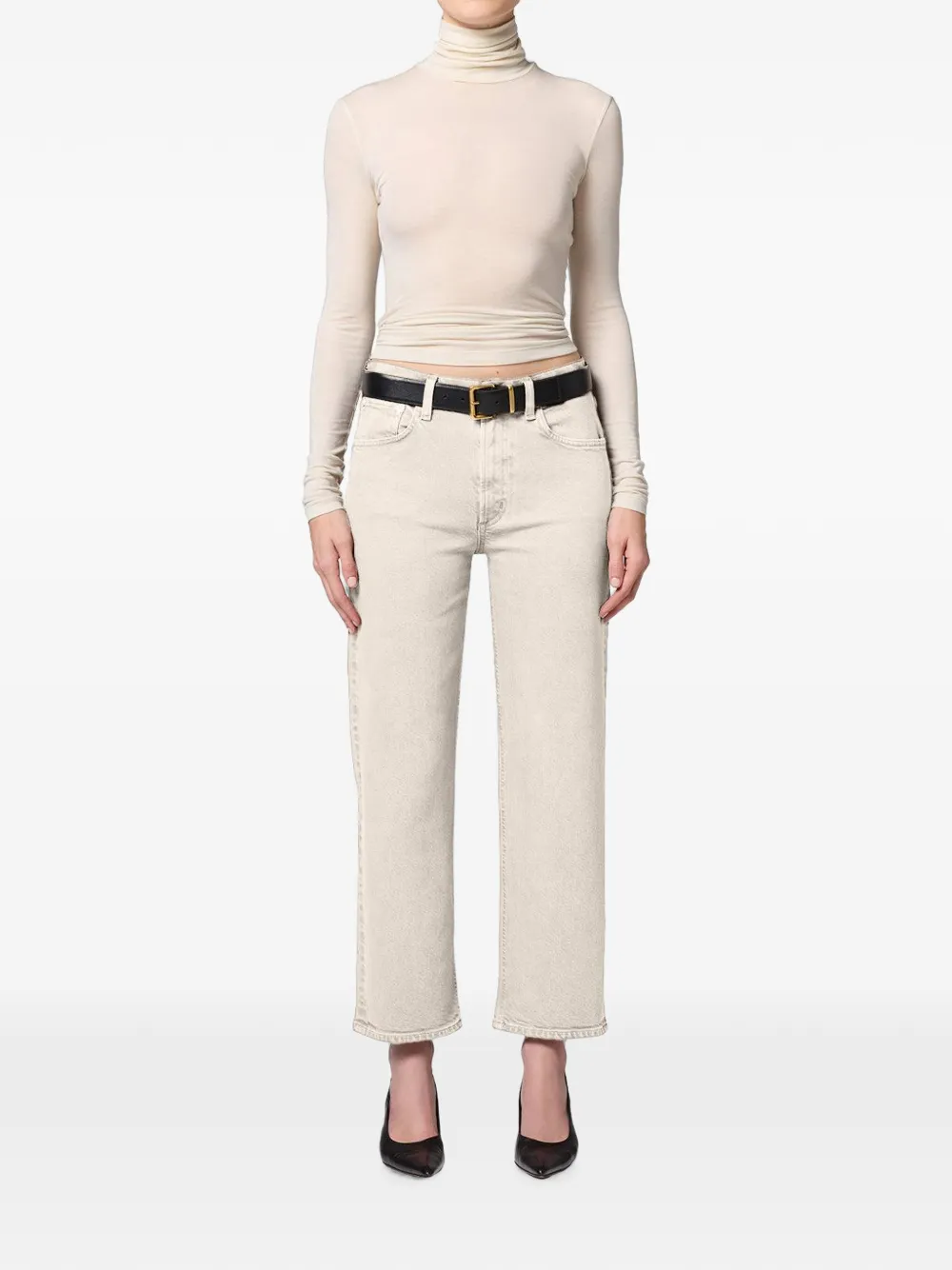 Citizens of Humanity Palma straight jeans Beige