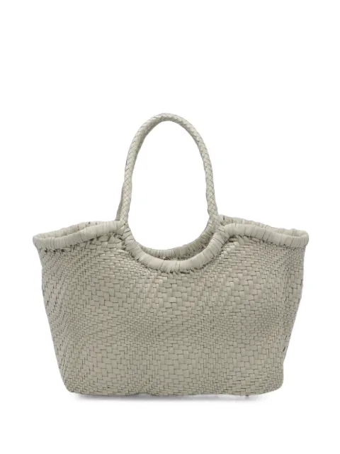 DRAGON DIFFUSION Nantucket woven leather shoulder bag