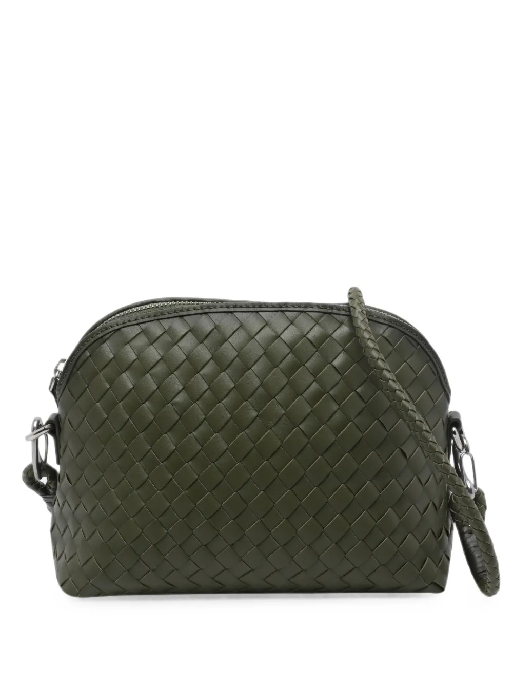 DRAGON DIFFUSION woven shoulder bag - Verde