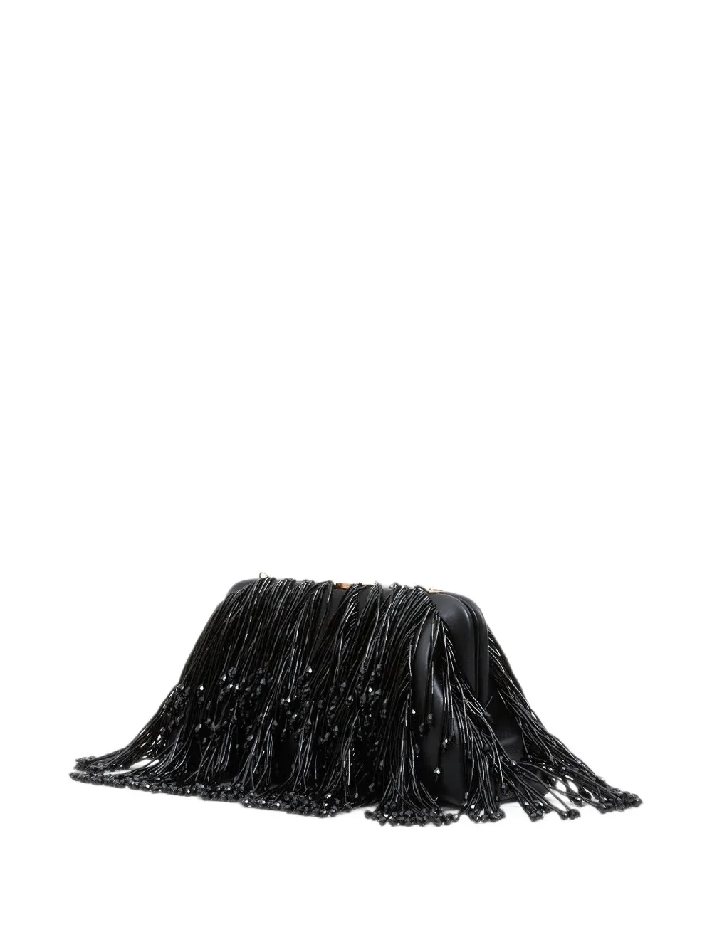 SIMKHAI Pia clutch verfraaid met kralen Zwart