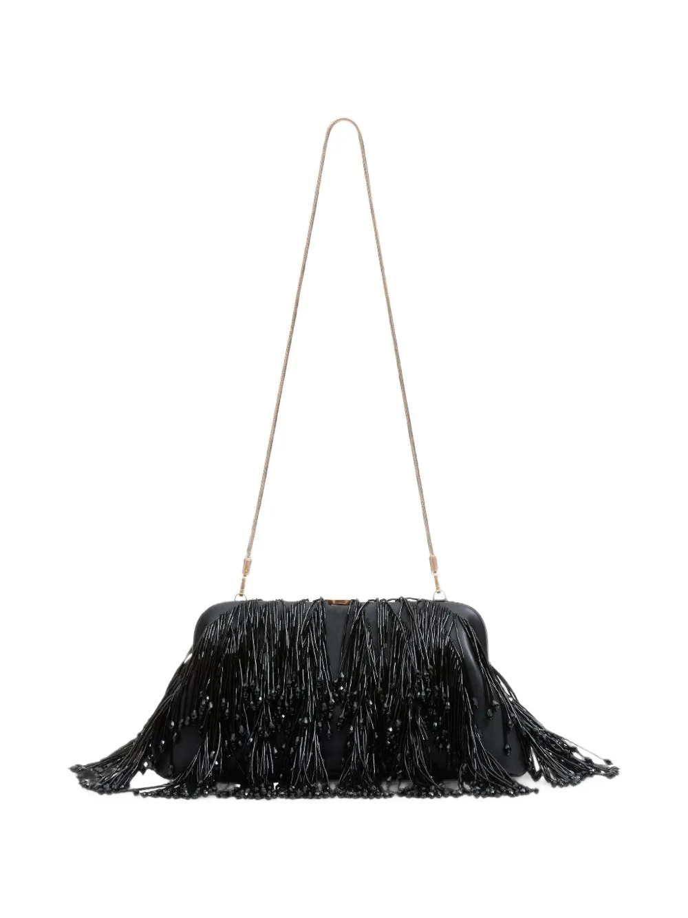 SIMKHAI Pia clutch verfraaid met kralen Zwart