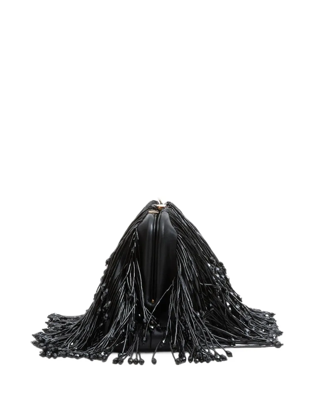 SIMKHAI Pia clutch verfraaid met kralen Zwart