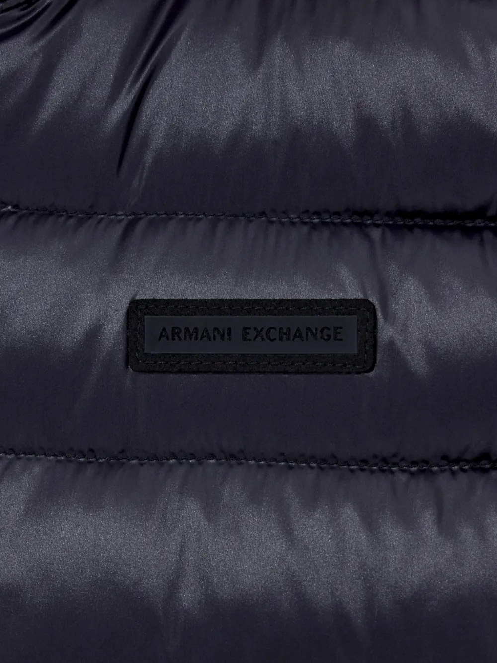 Armani Exchange quilted padded gilet Zwart