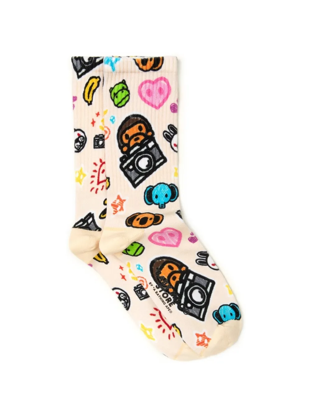 *BABY MILO® STORE BY *A BATHING APE® Baby Milo graphic-print socks