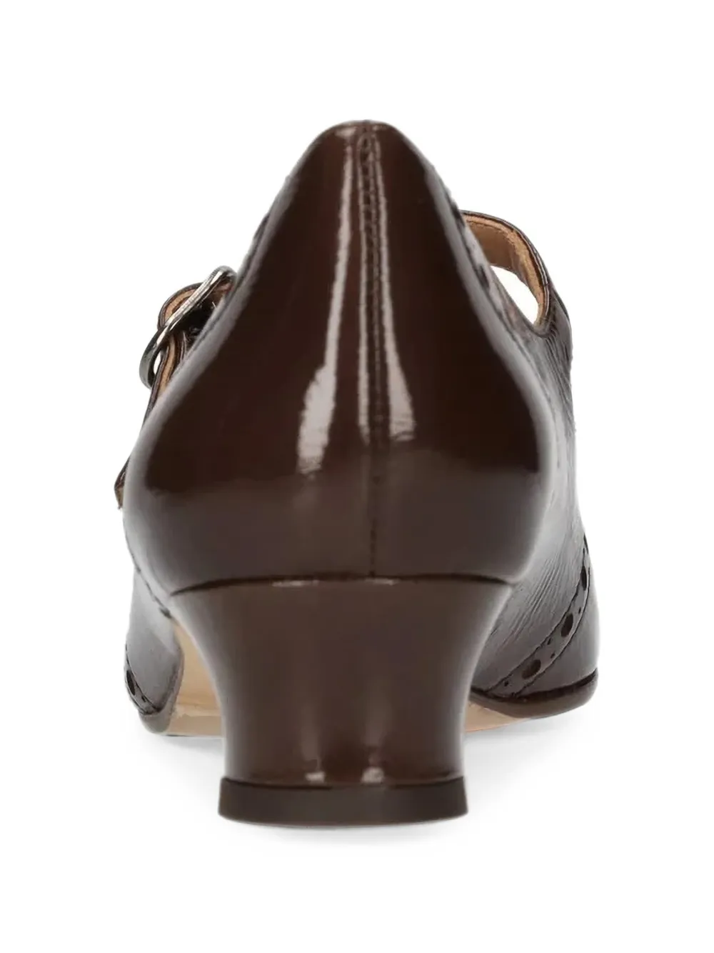 Chie Mihara Izaida perforated-detail pumps Bruin