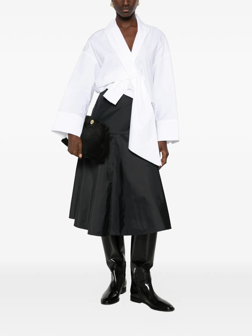 Dorothee Schumacher shirt met V-hals Wit