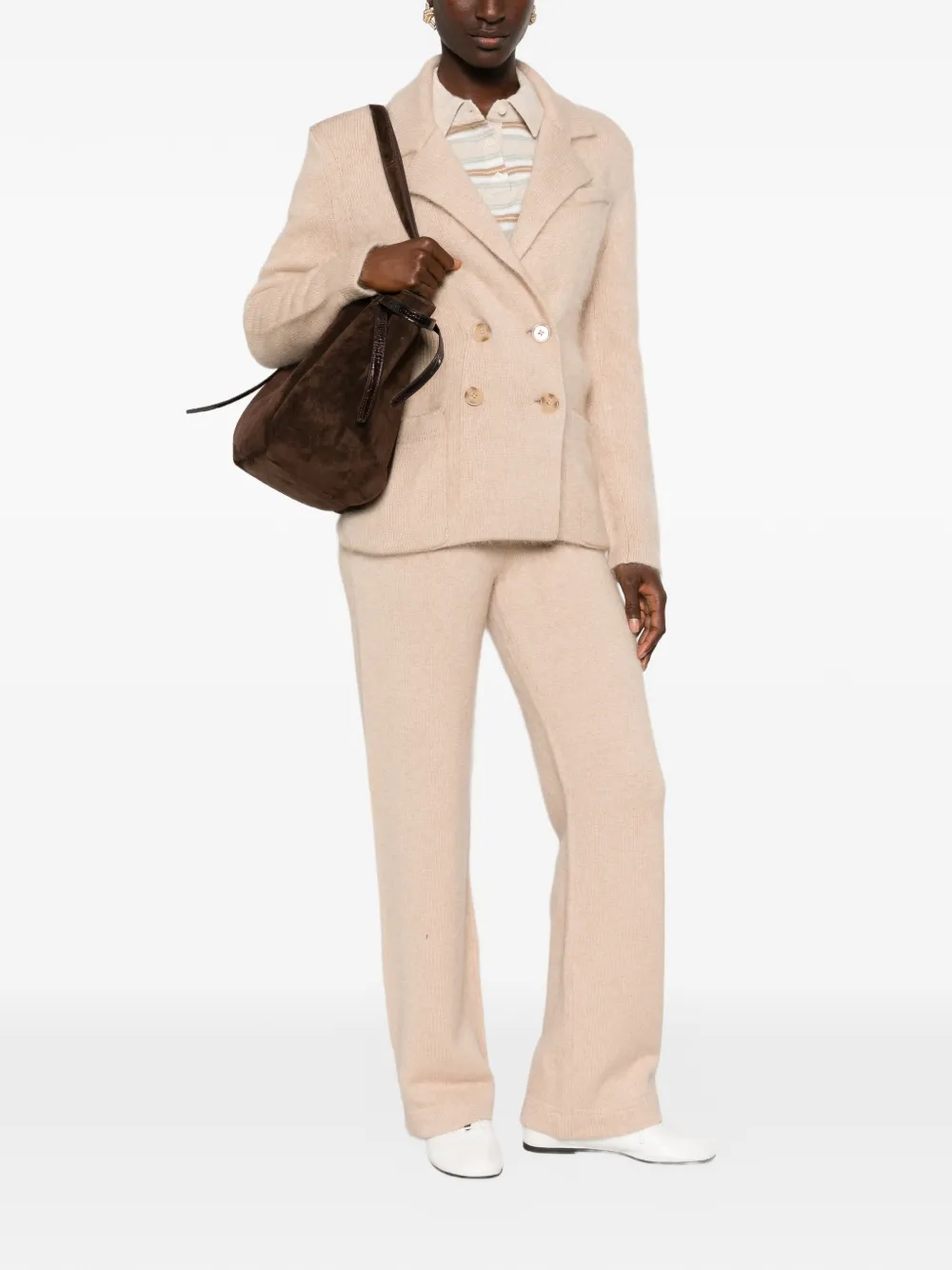 Dorothee Schumacher Jack met dubbele rij knopen Beige