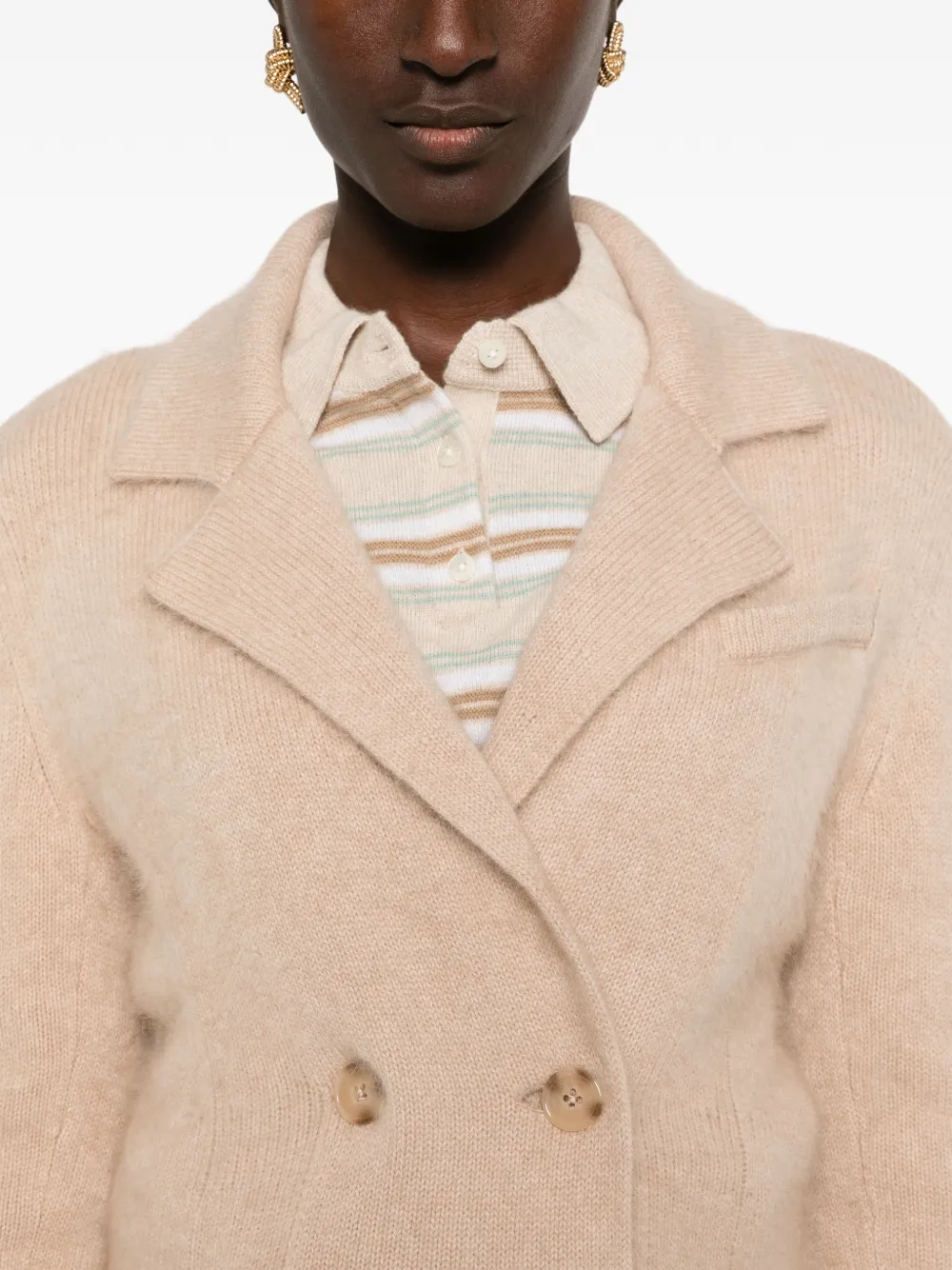 Dorothee Schumacher Jack met dubbele rij knopen Beige