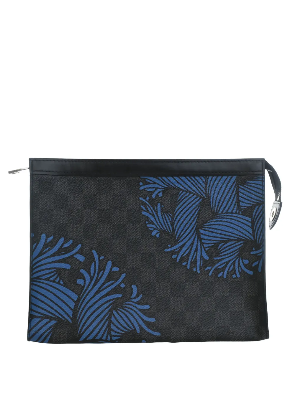 Louis Vuitton Pre-Owned 2016 Christopher Nemeth Damier Graphite Pochette Voyage Rope MM clutch bag - Blu