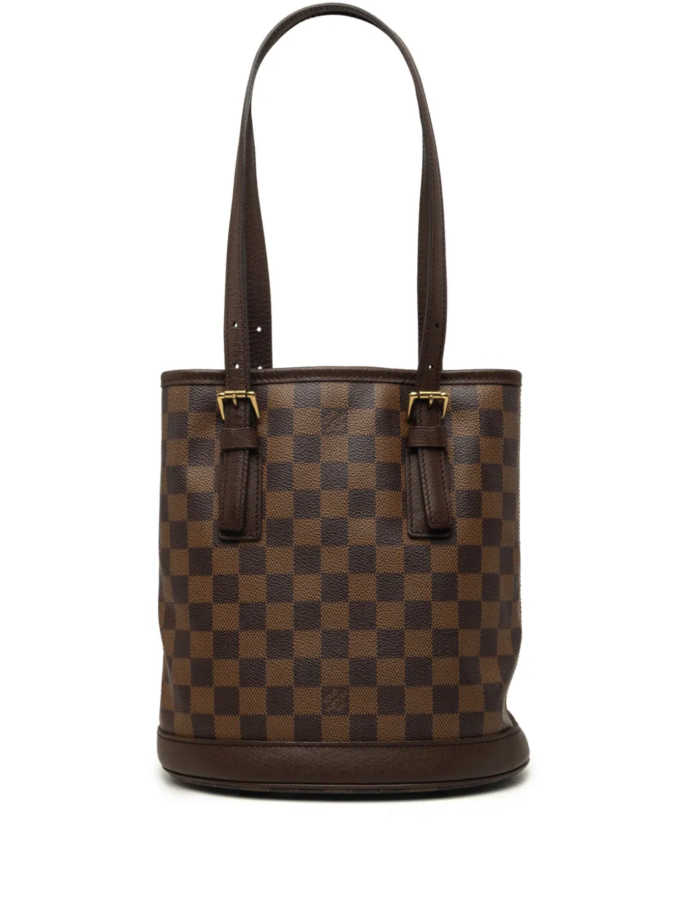 Louis Vuitton Pre-Owned 2002 Damier Ebene Marais bucket bag - Marrone