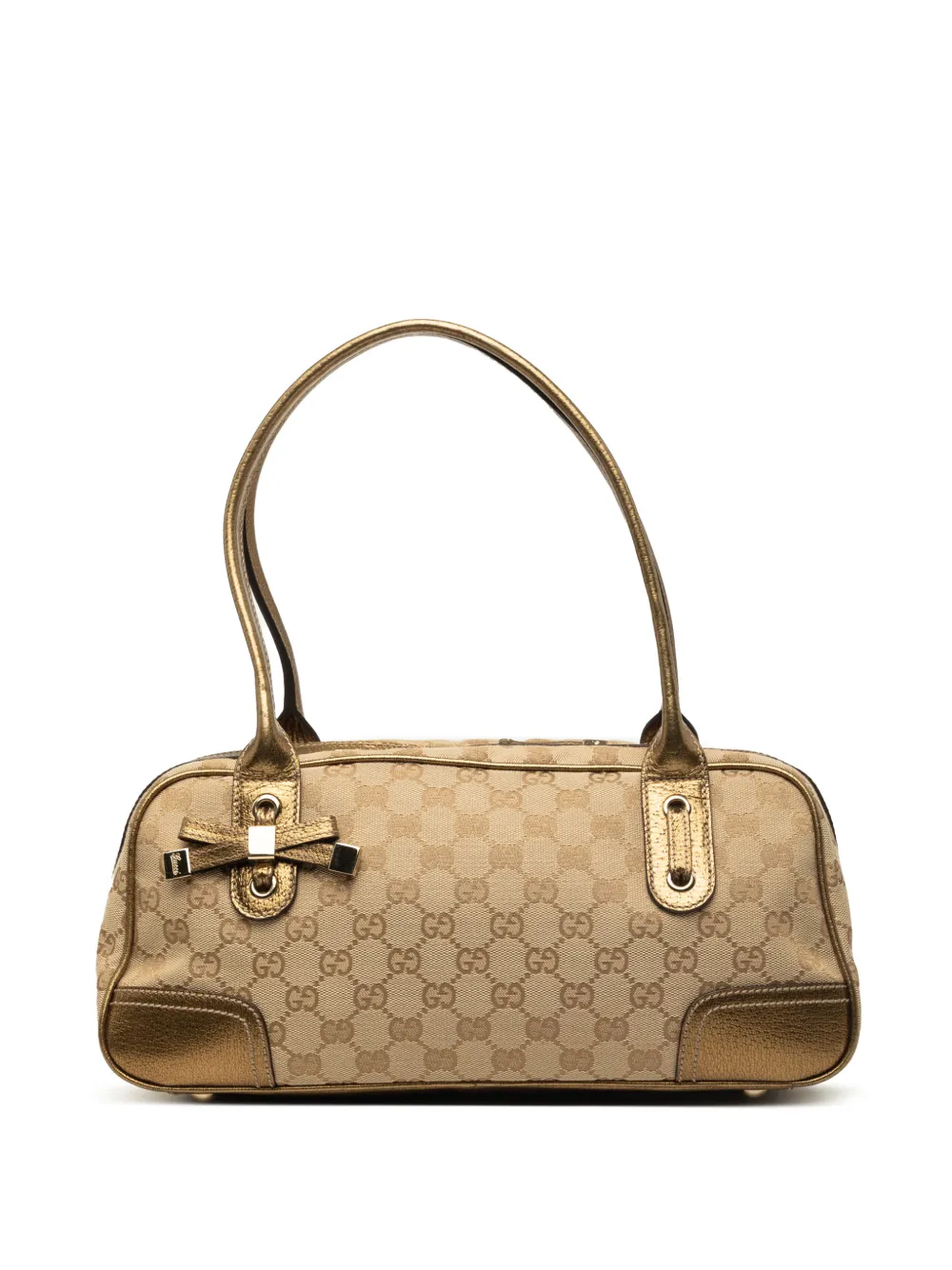 Gucci Pre-Owned Borsa a spalla Princy in tela GG 2000-2015 - Oro