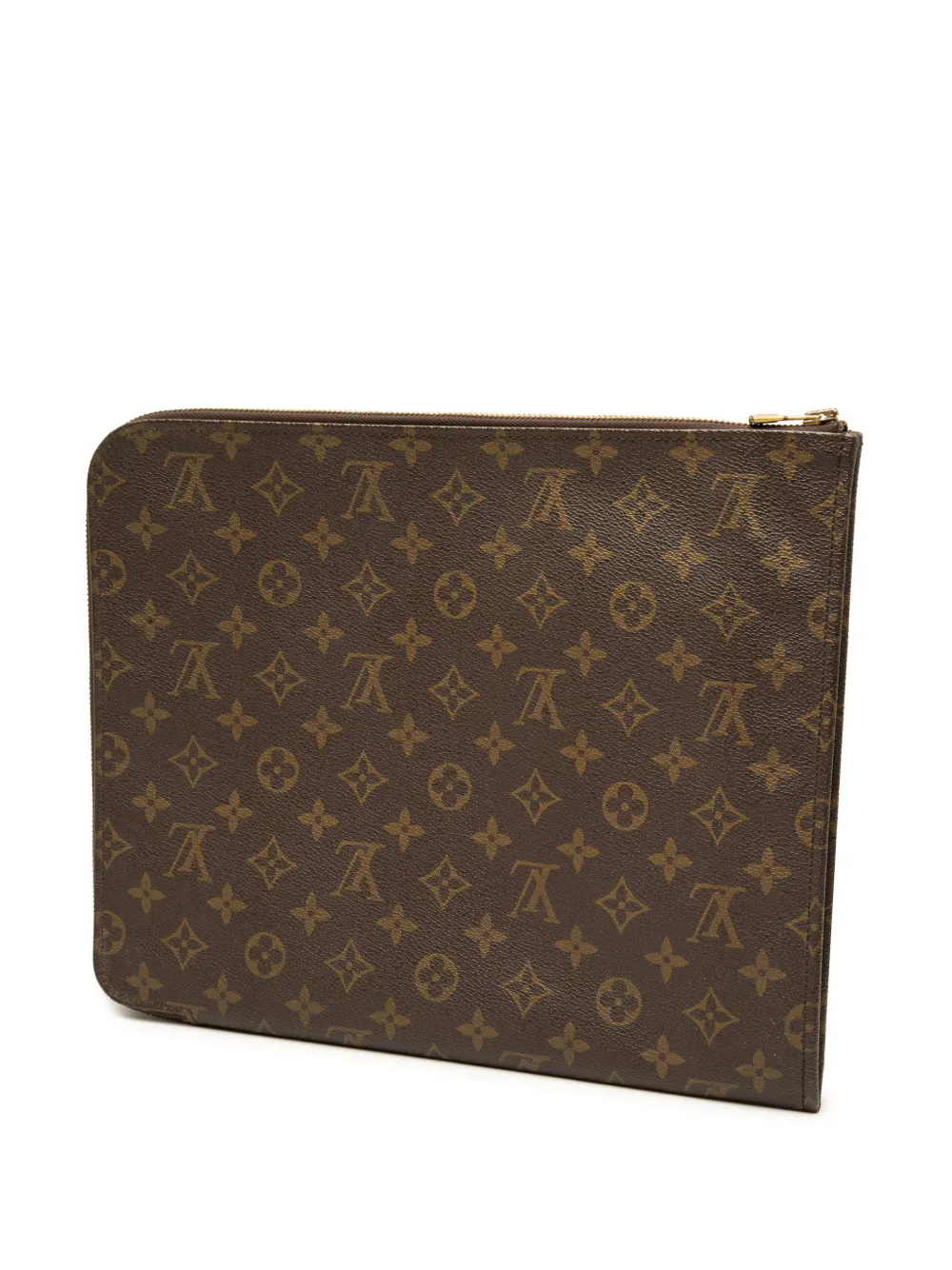 Louis Vuitton Pre-Owned 1988 Monogram Poche Documents Portfolio 30 clutch Bruin