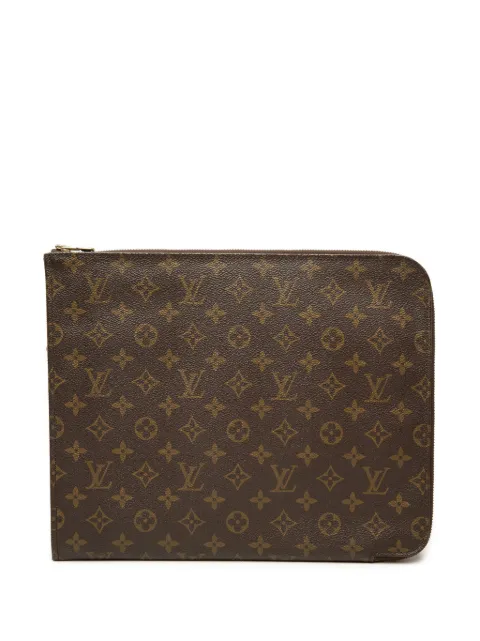 Louis Vuitton Pre-Owned 1988 Monogram Poche Documents Portfolio 30 clutch