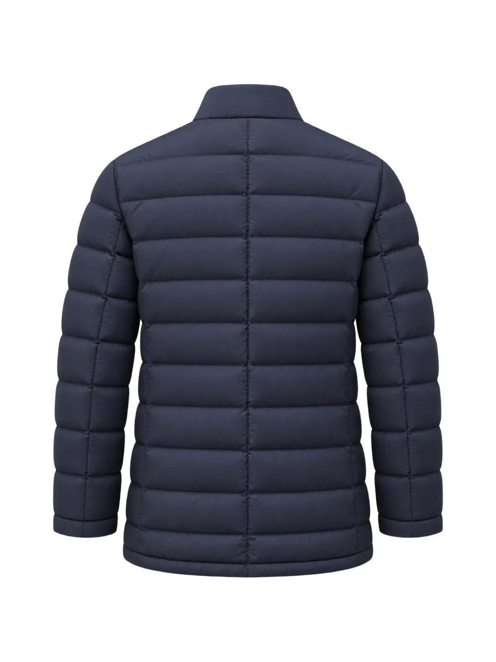 Corneliani quilted button-up jacket Blauw
