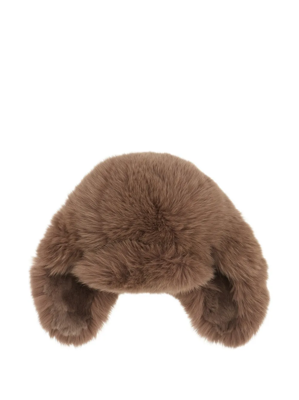 NIMA 1708 faux-fur ear-flap hat - Marrone