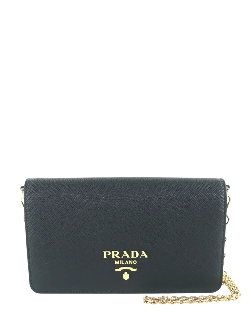 Prada Pre-Owned 2013-2026 Mini Saffiano crossbody bag - Nero