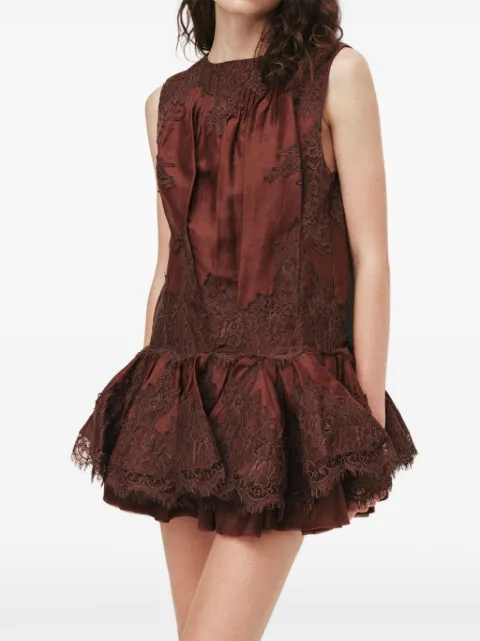 Aje robe courte Cressida à volants
