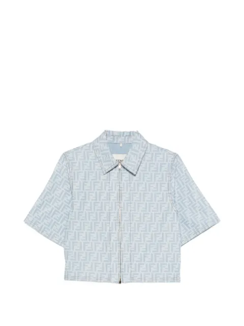 FENDI light-blue FF denim jacket
