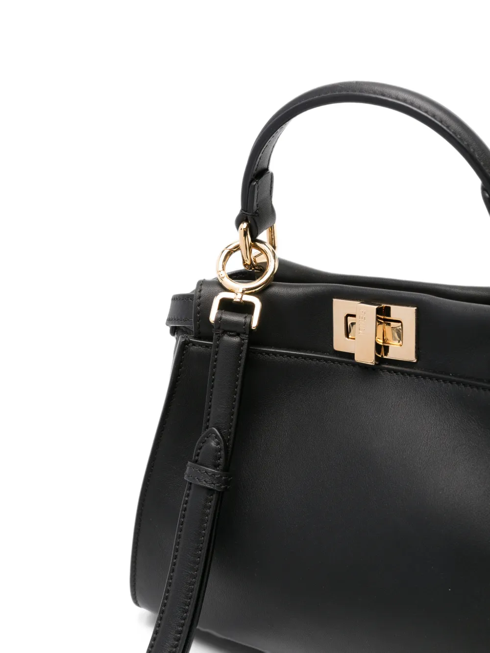 FENDI Peekaboo mini tote bag Zwart