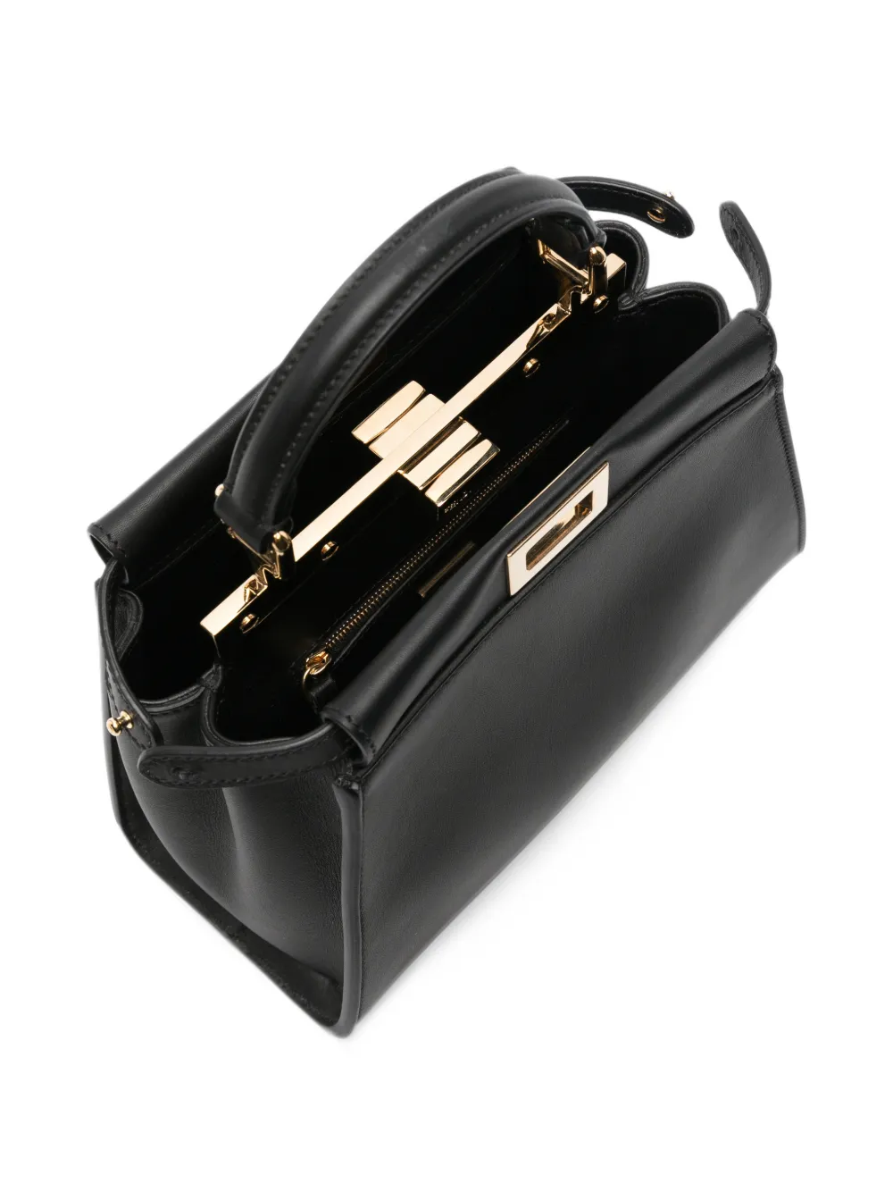 FENDI Peekaboo mini tote bag Zwart