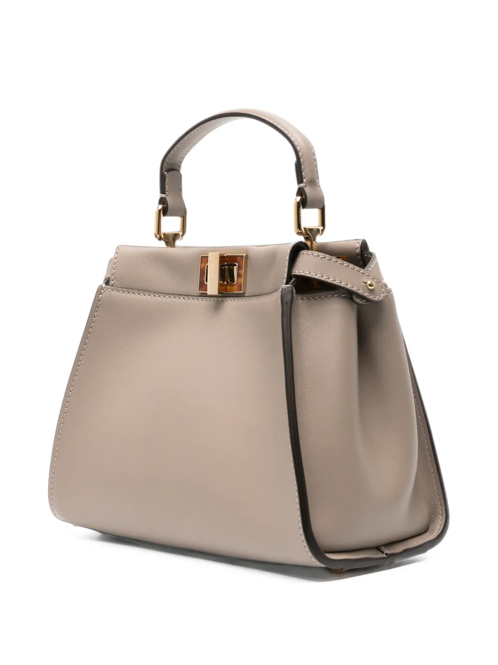 FENDI Peekaboo mini tote bag Beige