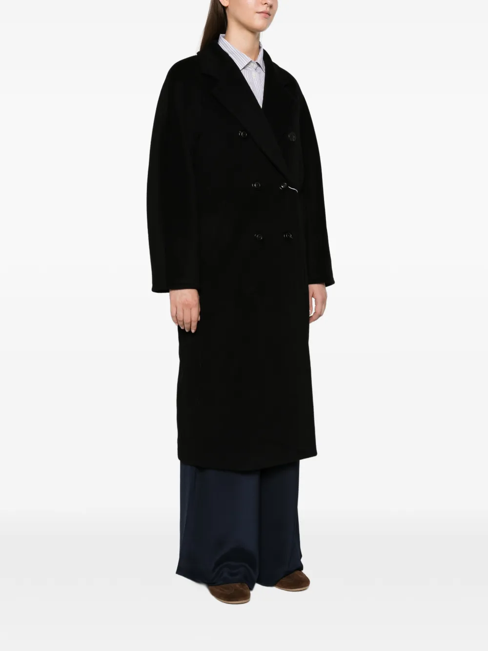 Max Mara 101801 Icon coat ultramarine Blauw