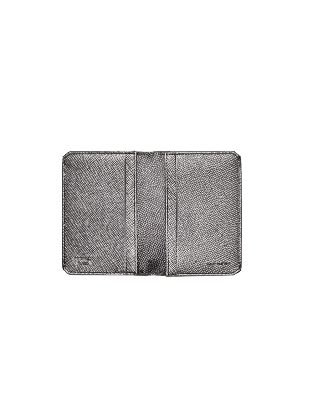 Prada Pre-Owned 2010-2026 Saffiano pasjeshouder Zwart