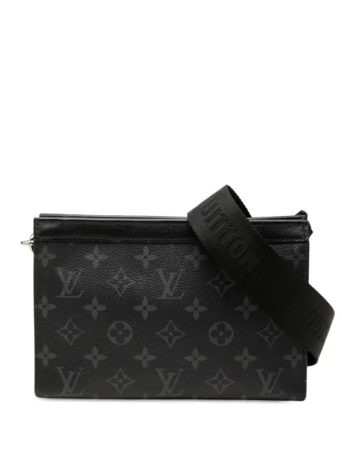Louis Vuitton Pre-Owned 2021-2026 Monogram Eclipse Gaston Wearable Wallet crossbody bag