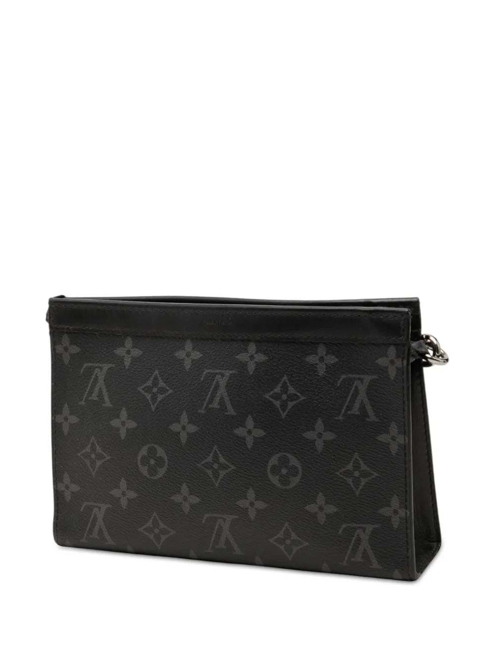 Louis Vuitton Pre-Owned 2021-2026 Monogram Eclipse Gaston Wearable Wallet crossbodytas Zwart