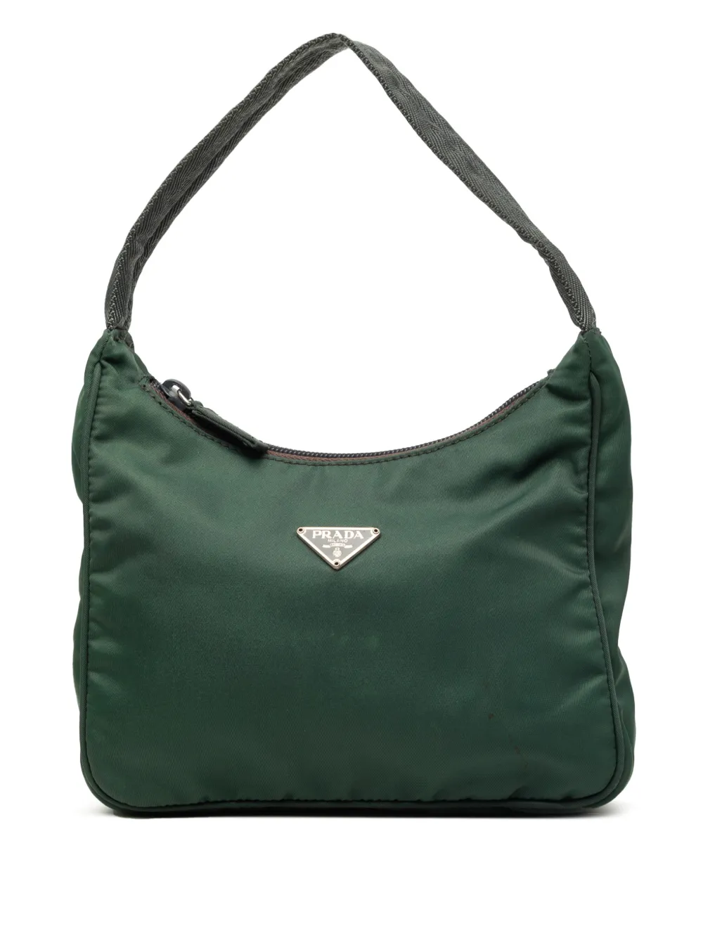 Prada Pre-Owned 2019-2026 Mini Tessuto Re Edition 2000 shoulder bag - Verde