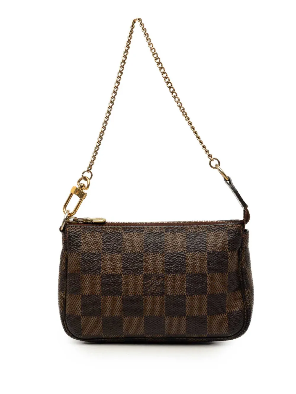 Louis Vuitton Pre-Owned 2008 Damier Ebene Mini Pochette Accessoires handbag - Marrone