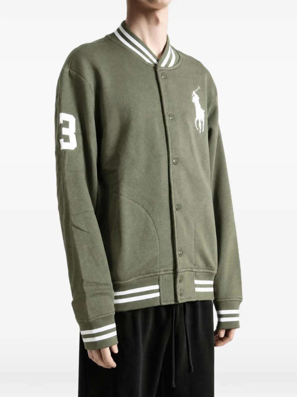 Polo Ralph Lauren Big Pony fleece bomberjack Groen