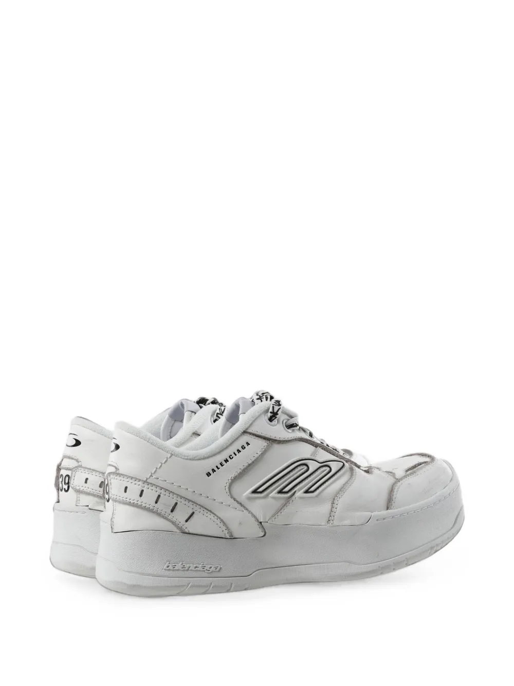 Balenciaga Hamptons platform sneakers Wit