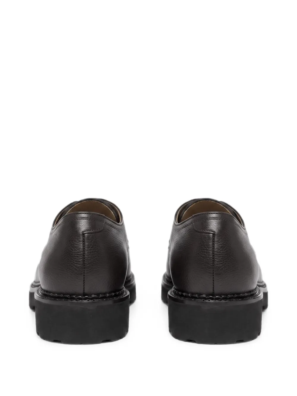 Scarosso Oswald grain-leather monk shoes Zwart