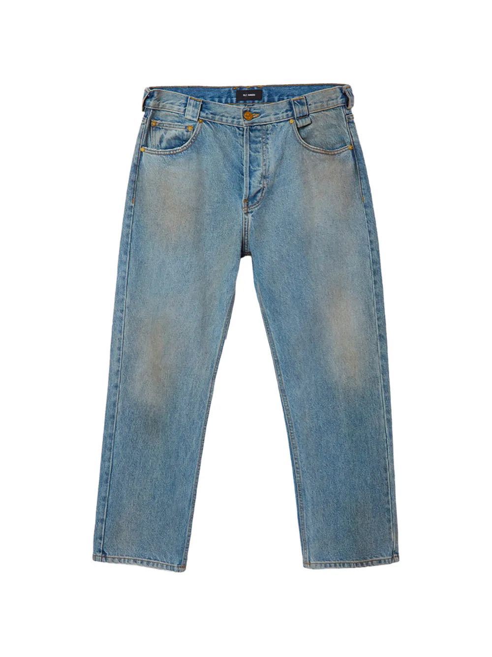 Willy Chavarria Chente faded straight-leg jeans - Blu