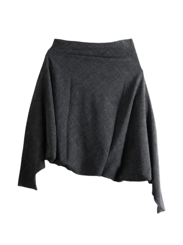 Cortana Nasa Cross-hatch Boat-neck Blouse in Black