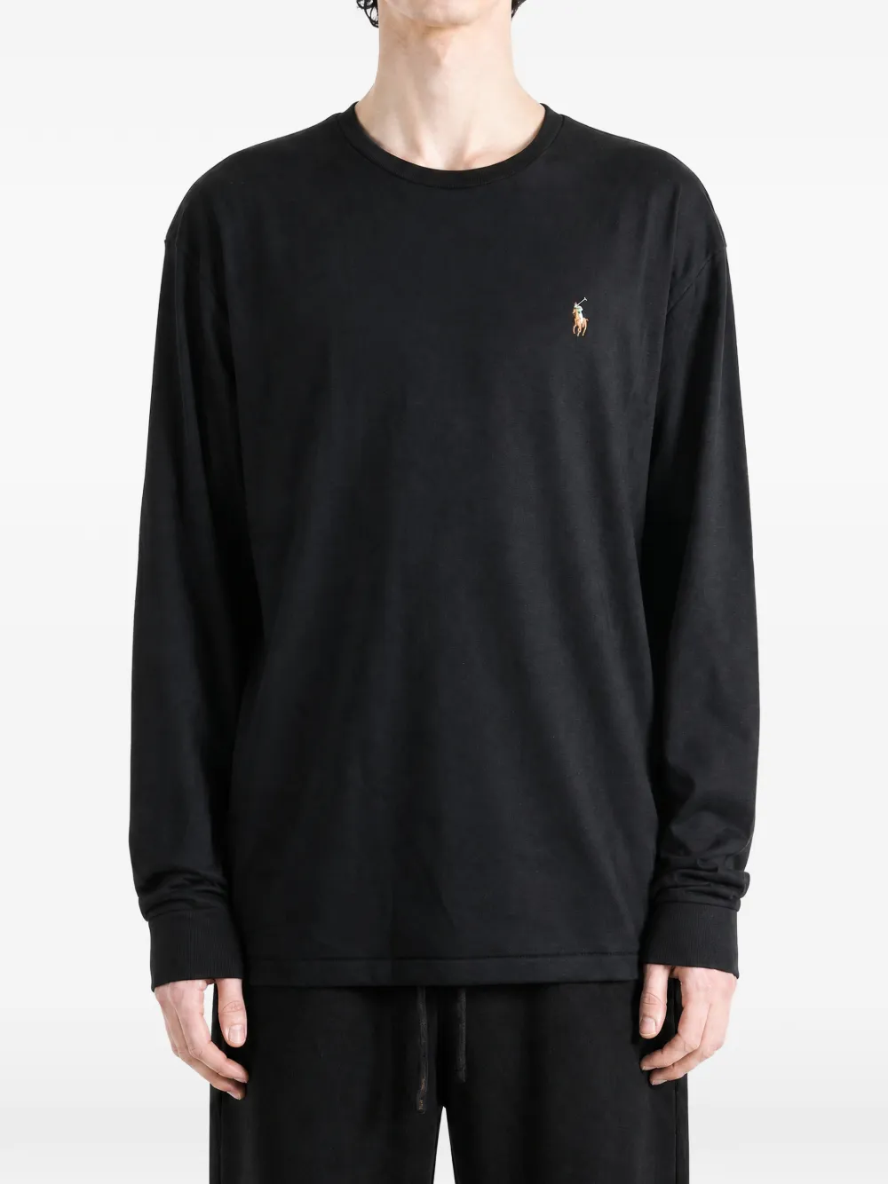 Polo Ralph Lauren Classic Fit katoenen T-shirt met ronde hals Zwart