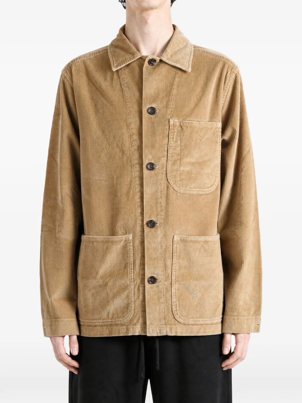 Polo Ralph Lauren Ribfluwelen shirtjack Beige