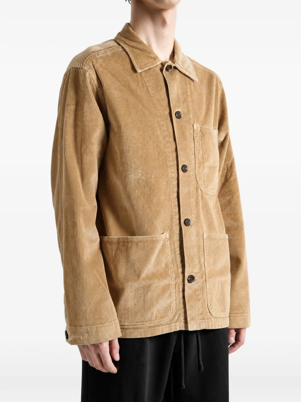 Polo Ralph Lauren Ribfluwelen shirtjack Beige