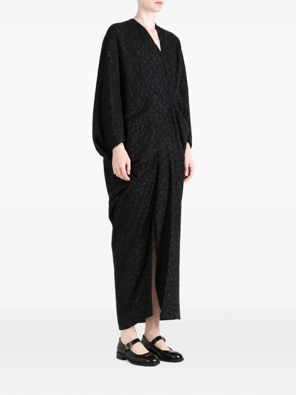 Cortana Circe Maxi Dress in Black, view 3