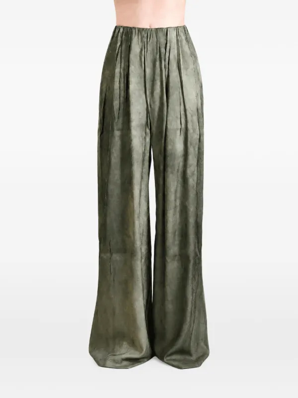 Cortana Odisea Wide-leg Trousers in Green