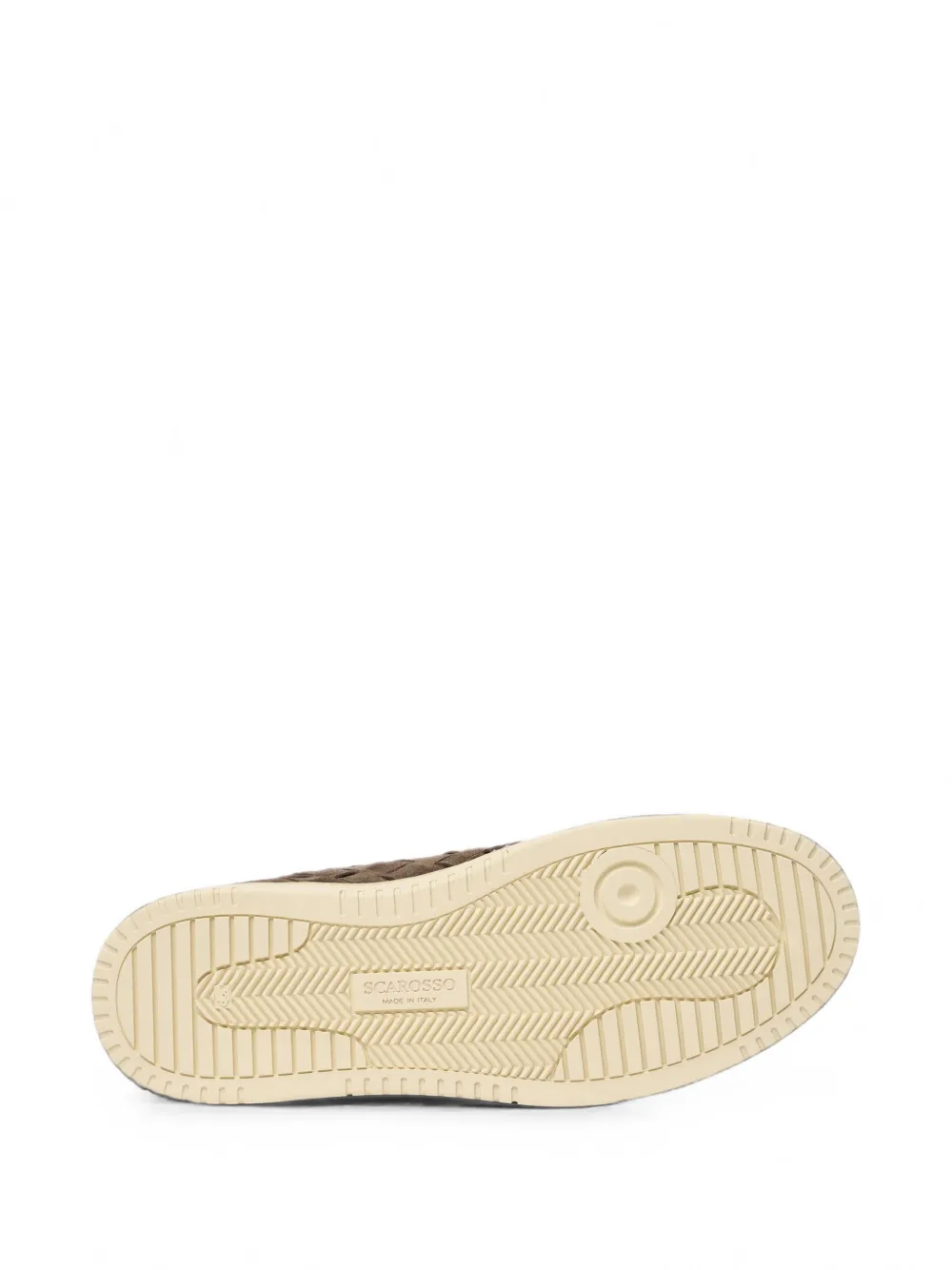 Scarosso Alvise woven suede sneakers Bruin