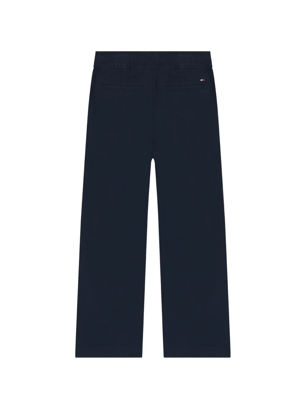 Tommy Hilfiger Junior Broek met trekkoordtaille en logo-patch Blauw