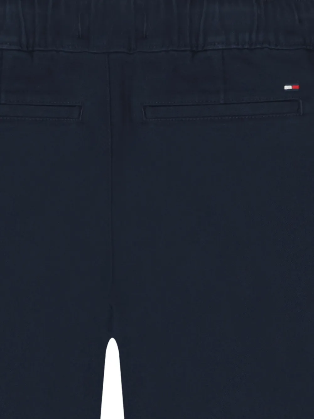 Tommy Hilfiger Junior Broek met trekkoordtaille en logo-patch Blauw